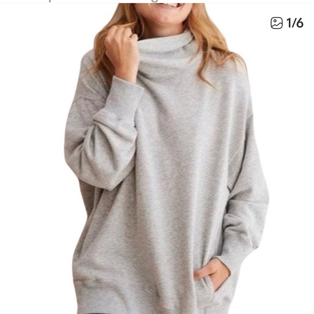 Aeri lounge wear gray with pockets sweatshirt